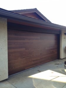 CHI Plank door in Mahogany